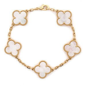 Van Cleef & Arpels Vintage Alhambra 5 Motifs Bracelet